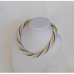 Summer stripes necklace