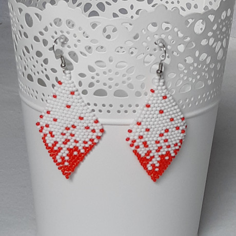 copy of Blue interweaving earrings