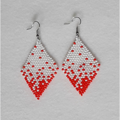 copy of Blue interweaving earrings