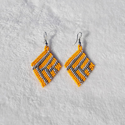 copy of copy of copy of copy of copy of copy of copy of copy of copy of copy of copy of copy of Blue interweaving earrings