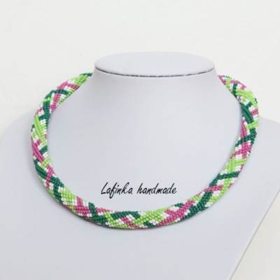 copy of Summer stripes necklace