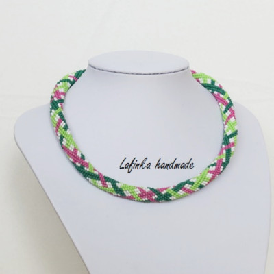 copy of Summer stripes necklace