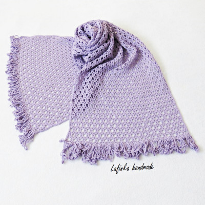 Lila scarf